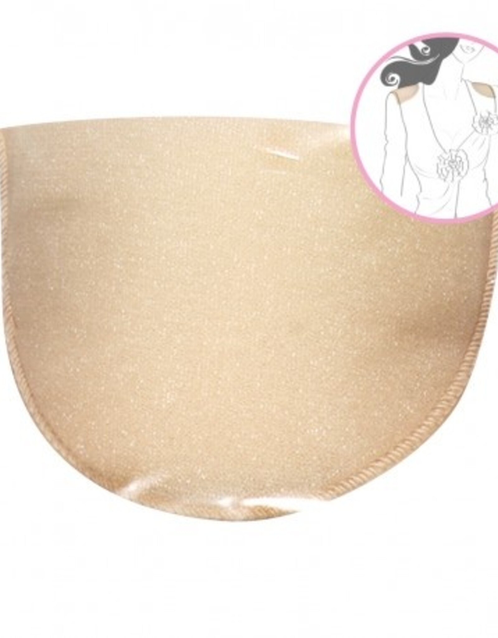 Schoudervulling maat 1/smal huidskleur