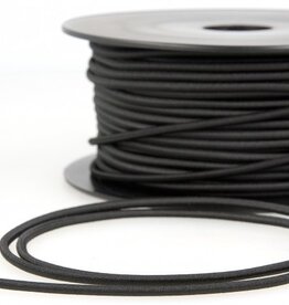 Ronde elastiek zwart 3mm
