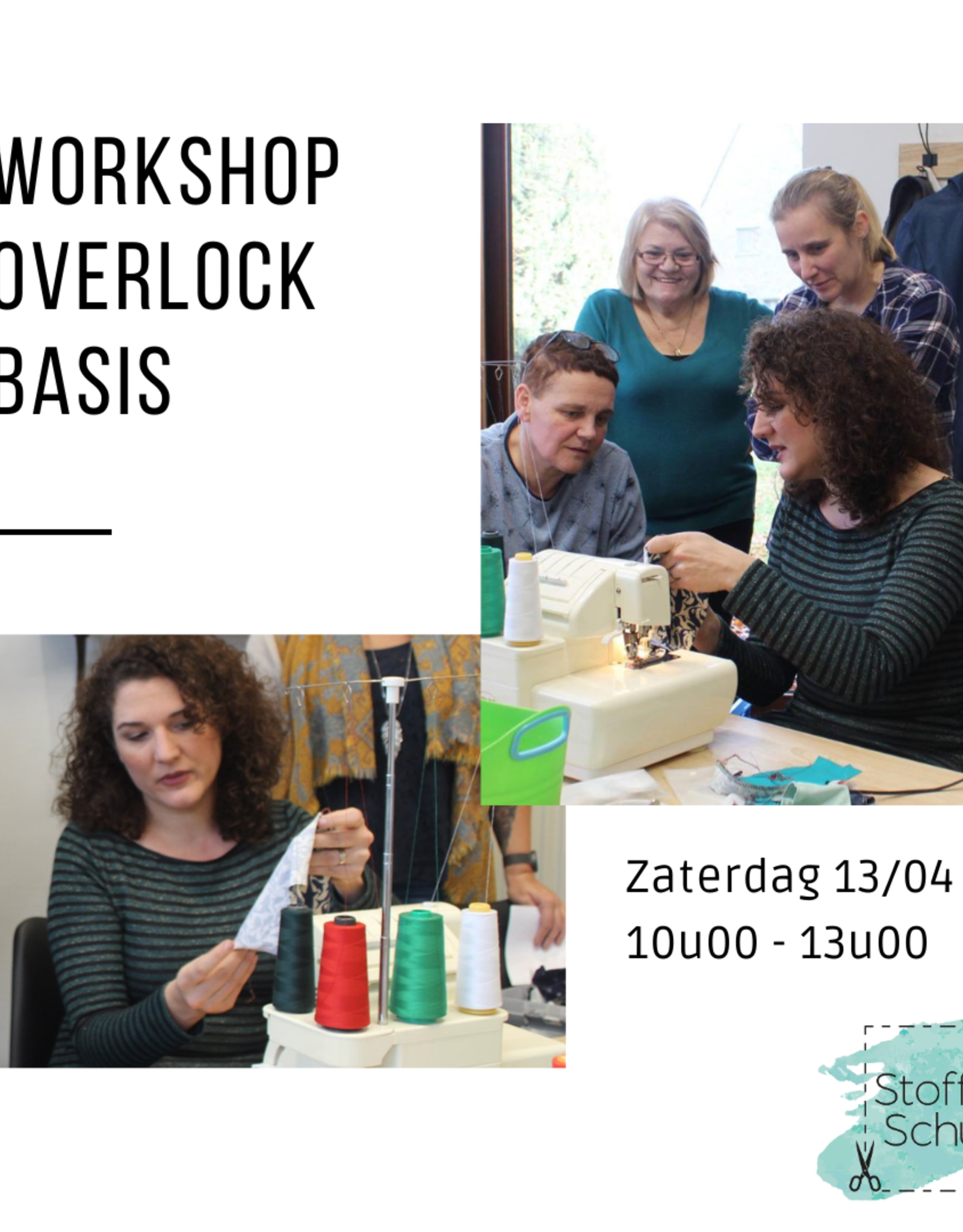 workshop Workshop overlock technieken 13 april