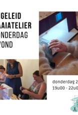 workshop Begeleid naaien donderdagavond 20 juni