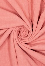 Stoffenschuur selectie Viscose linnen jacquard pink