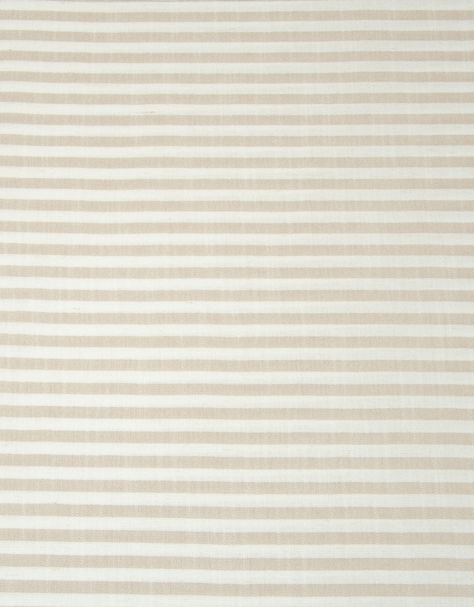 Viscose linnen beige / wit strepen