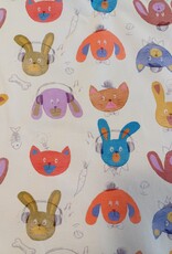 Katoen jersey happy animals Katoen jersey happy animals