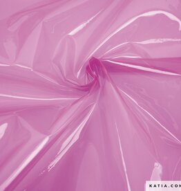 Katia Fabrics Neon fuchsia translucent colors pvc vinyl stof