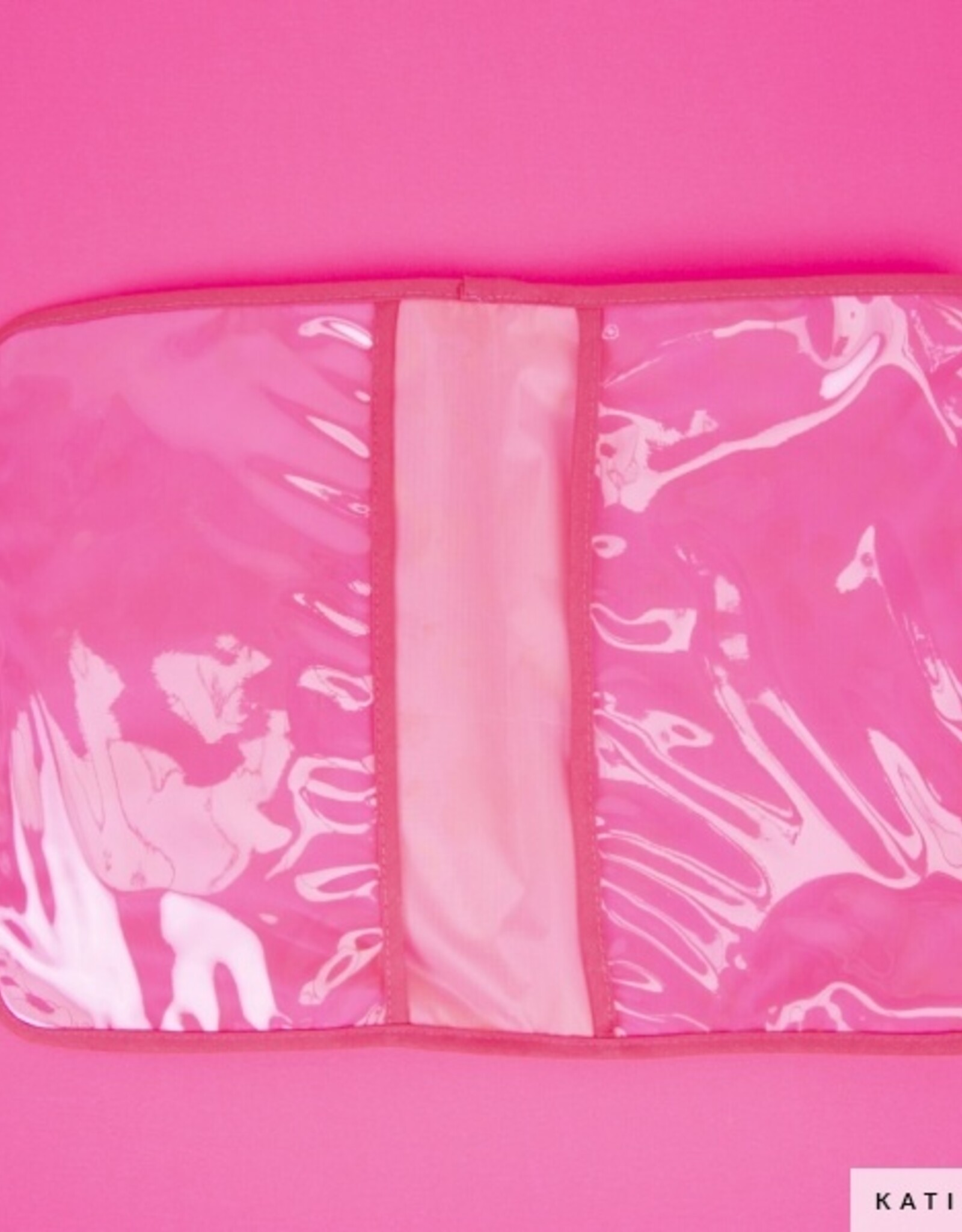 Neon fuchsia translucent colors pvc vinyl stof