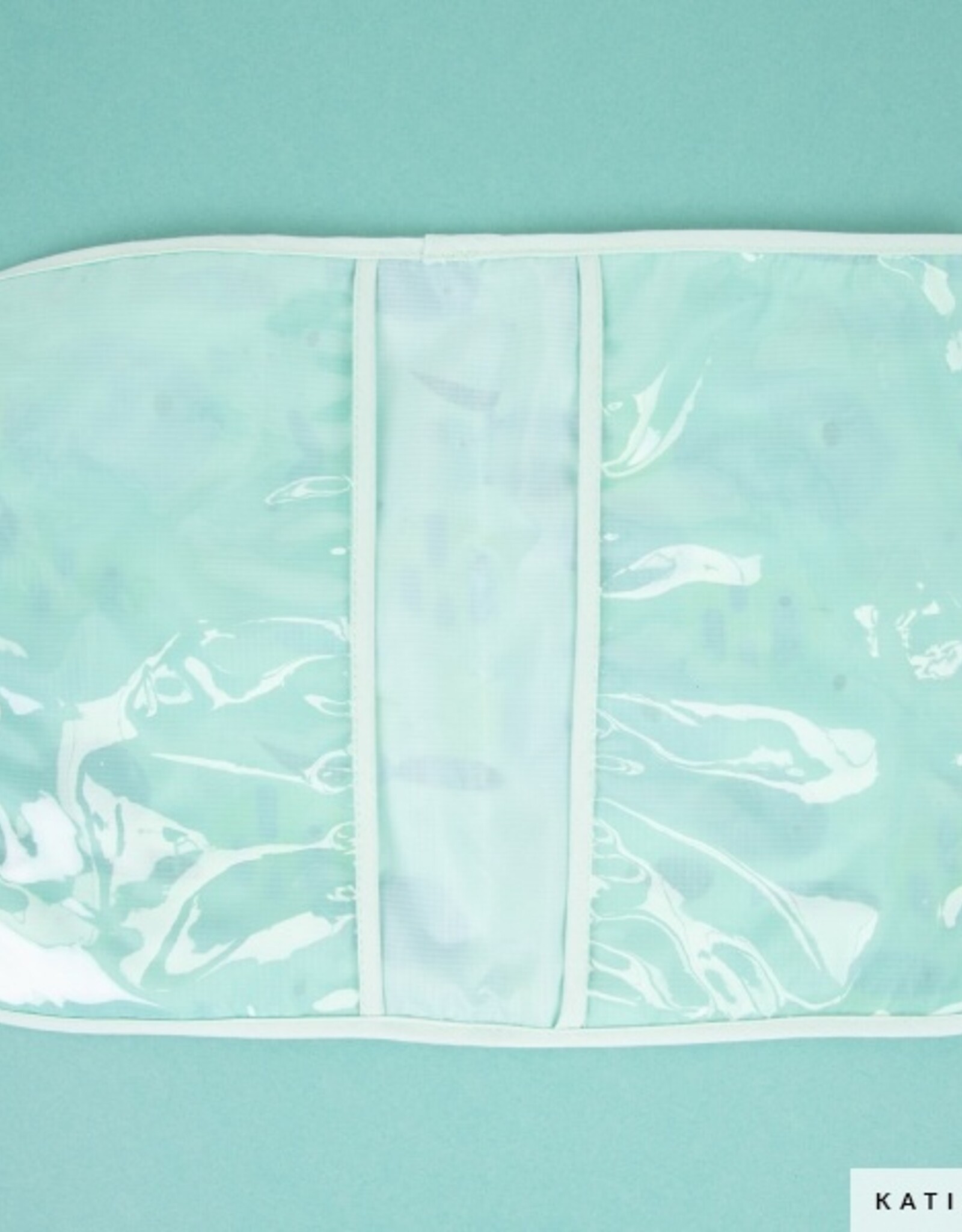 Groen translucent colors pvc vinyl stof