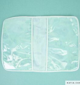 Groen translucent colors pvc vinyl stof