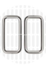 Passant 25mm nikkel - set van 2 stuks