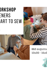 Tienerworkshop lessenreeks start-to-sew 8&9 aug van 10u - 16u