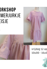 Workshop zomerjurkje voor jongedames 12 april 10u-16u