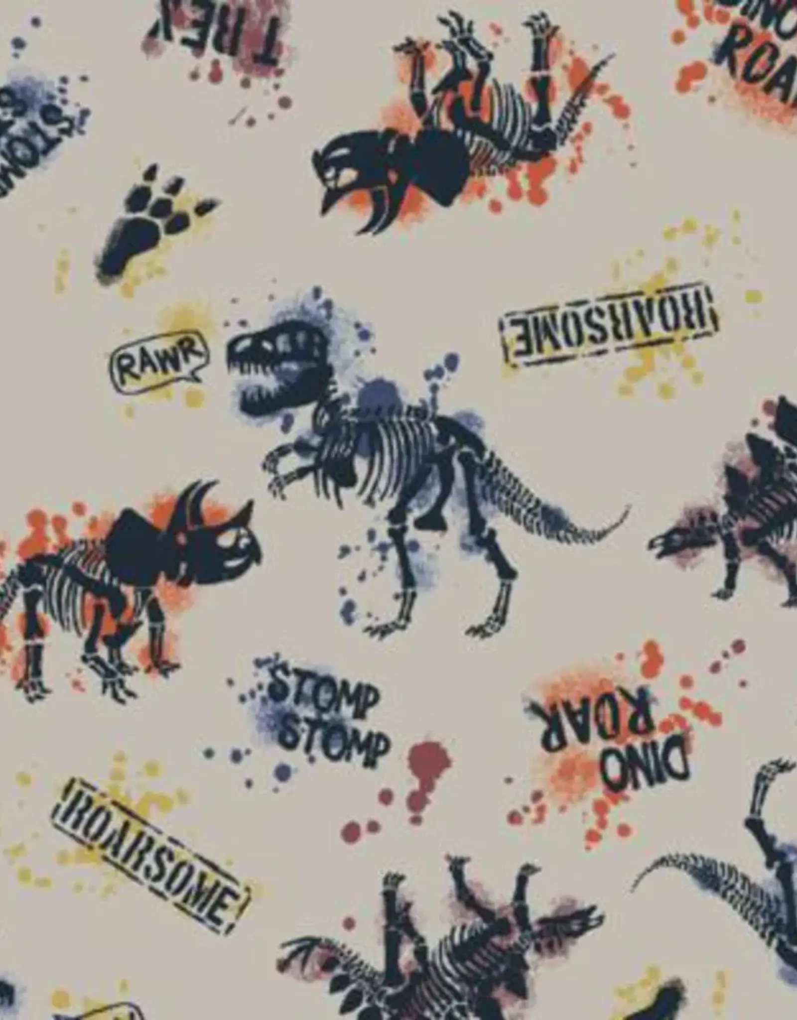 Katoen Jersey Dinosaurus