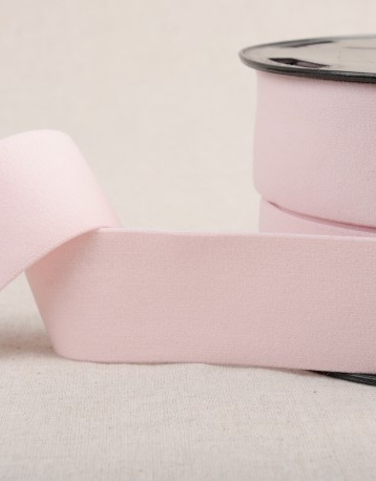 Stoffenschuur selectie Zachte elastiek 40 mm zacht roze