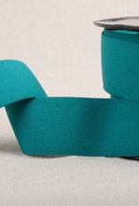 Zachte elastiek 40 mm teal blue