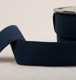 Zachte elastiek 40 mm navy