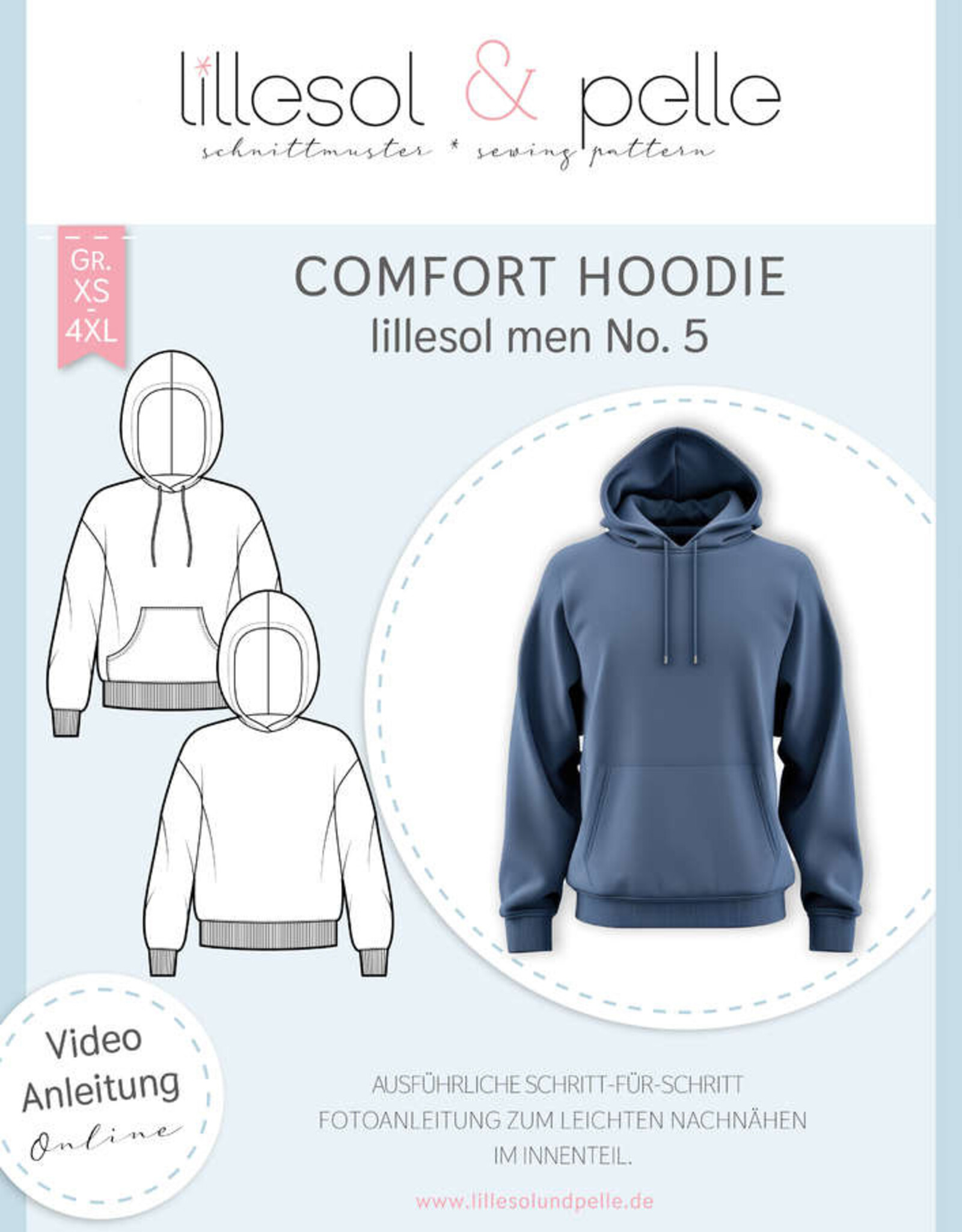 Comfort hoodie mannen no 5