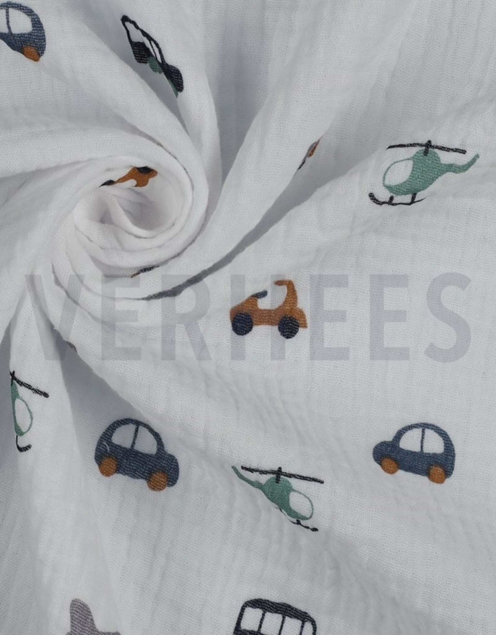 Double gauze wit voertuigen