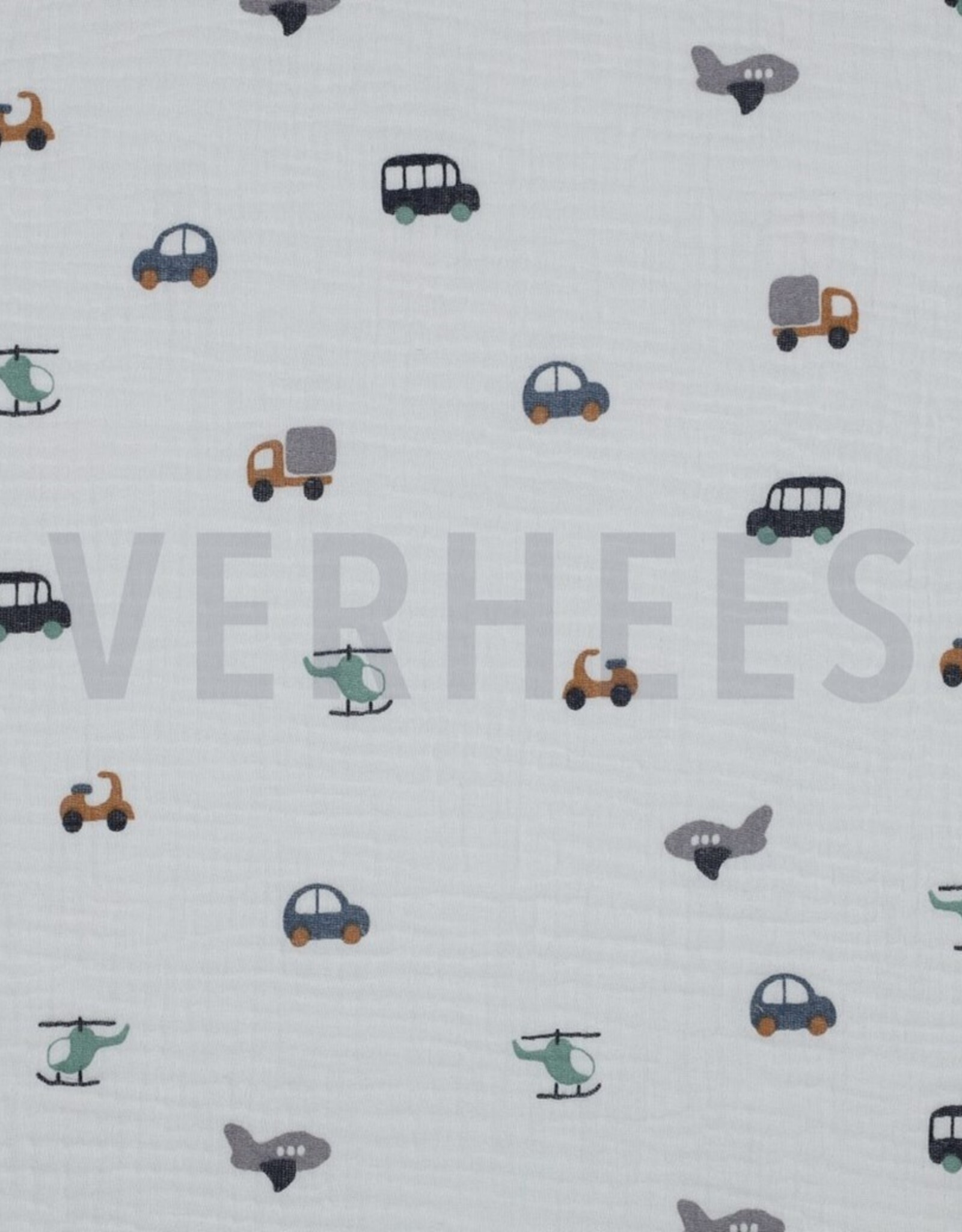 Double gauze wit voertuigen