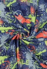 Jersey neon graffiti melange navy Jersey neon graffiti melange navy