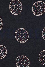 Jersey glitter donuts melange indigo Jersey glitter donuts melange indigo