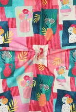 Canvas tossed vases Nerida Hansen licht roze Canvas tossed vases Nerida Hansen licht roze