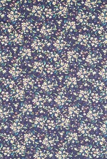 Katoen poplin klein design navy