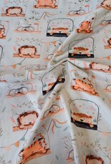 Katoen Jersey dieren vriendjes