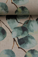 Gecoat katoen Eucalyptus beige