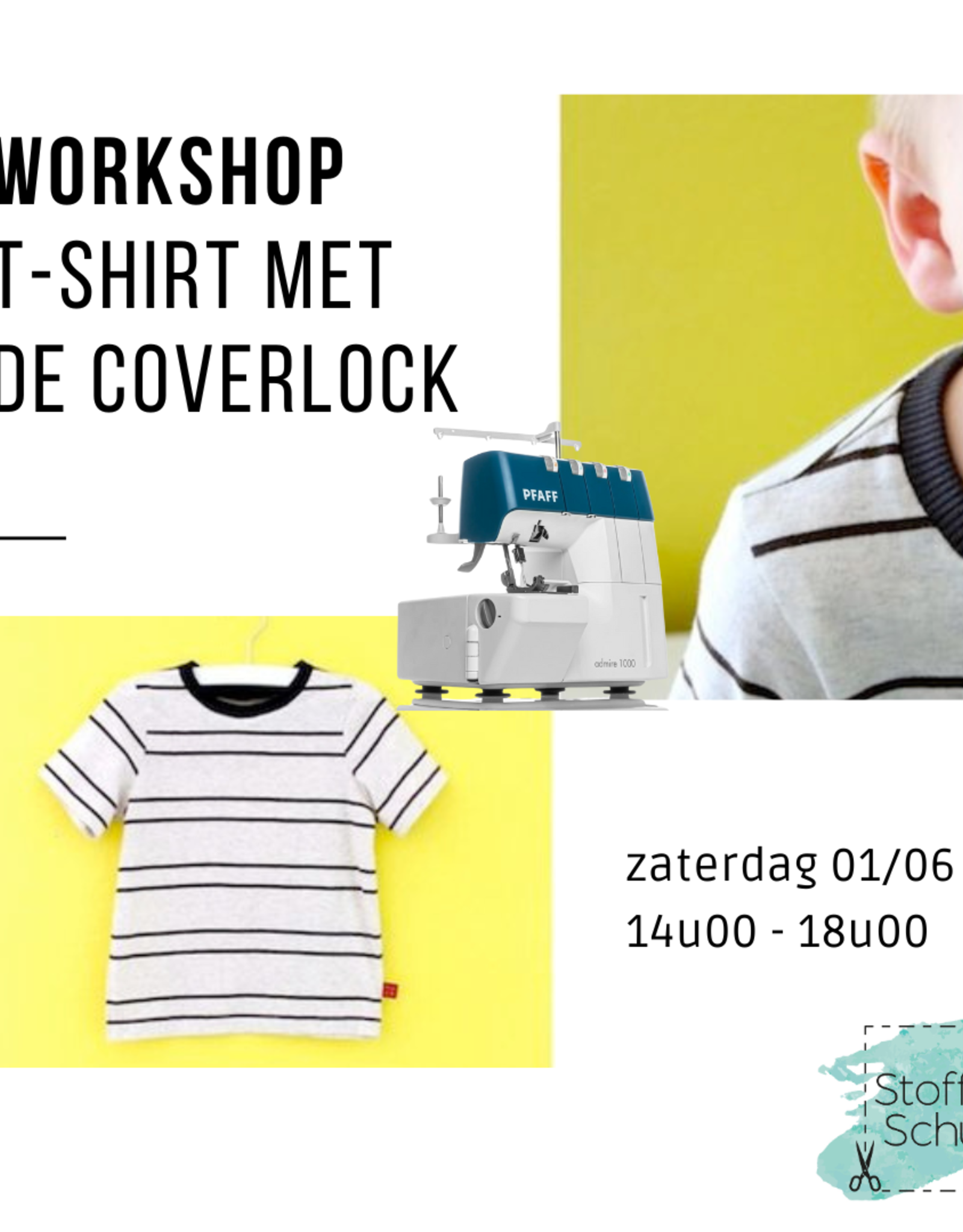 workshop Workshop T-shirt naaien met de (c)overlock 01/06