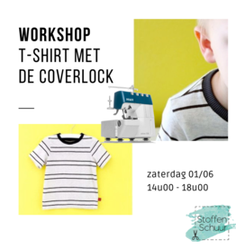 workshop Workshop T-shirt naaien met de (c)overlock 01/06