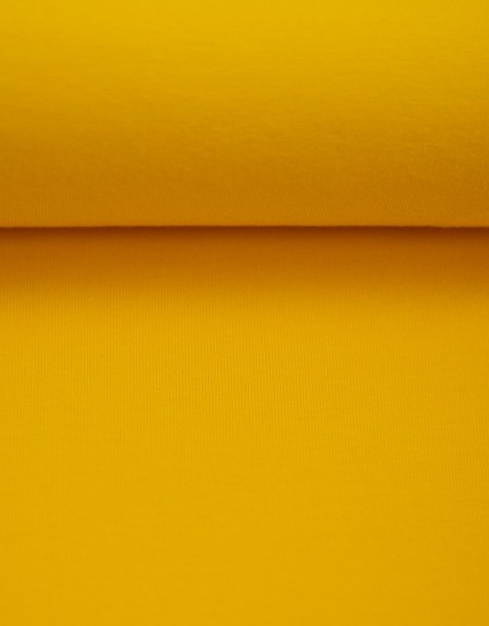 Jersey katoen  uni  zonnegeel