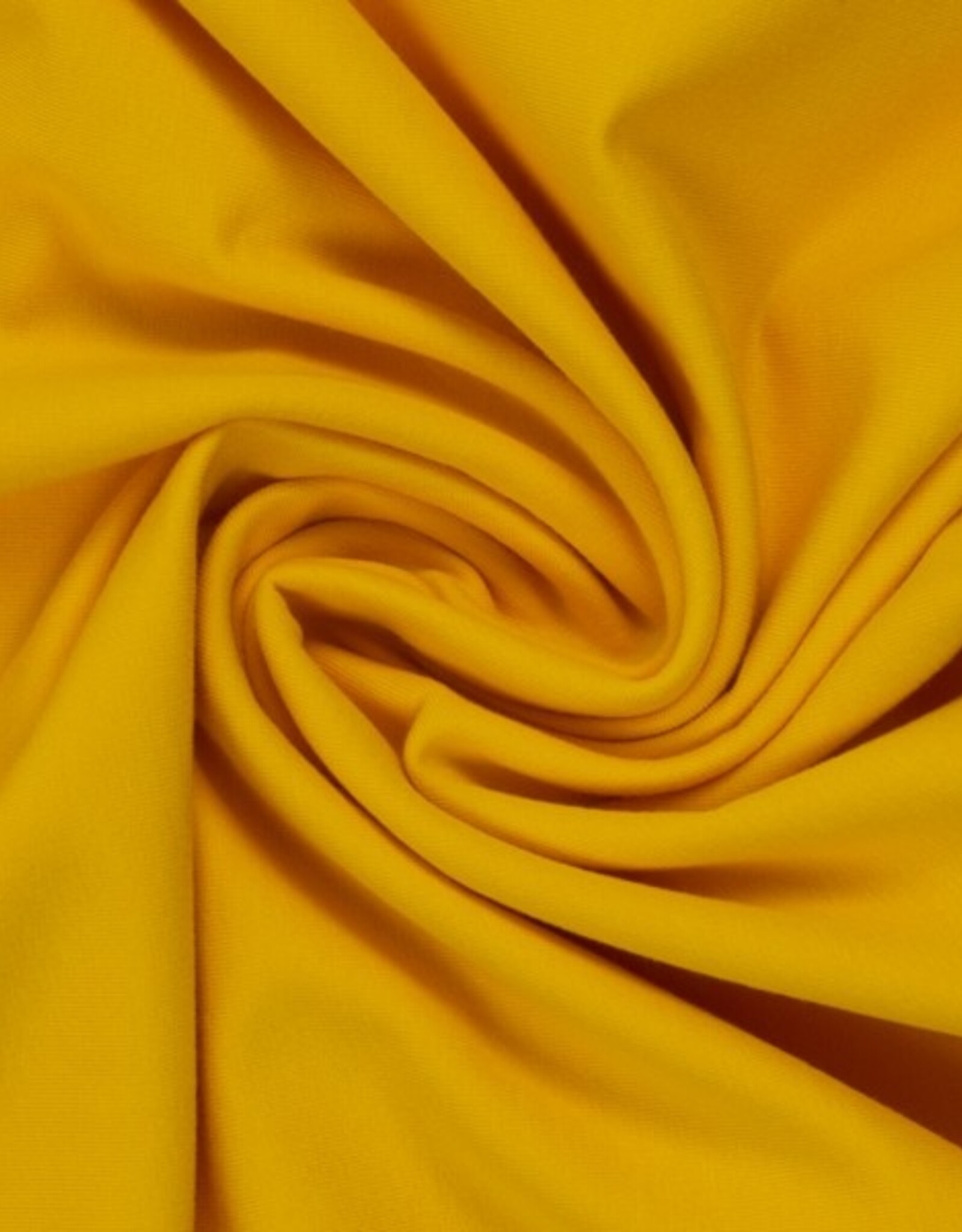 Jersey katoen  uni  zonnegeel