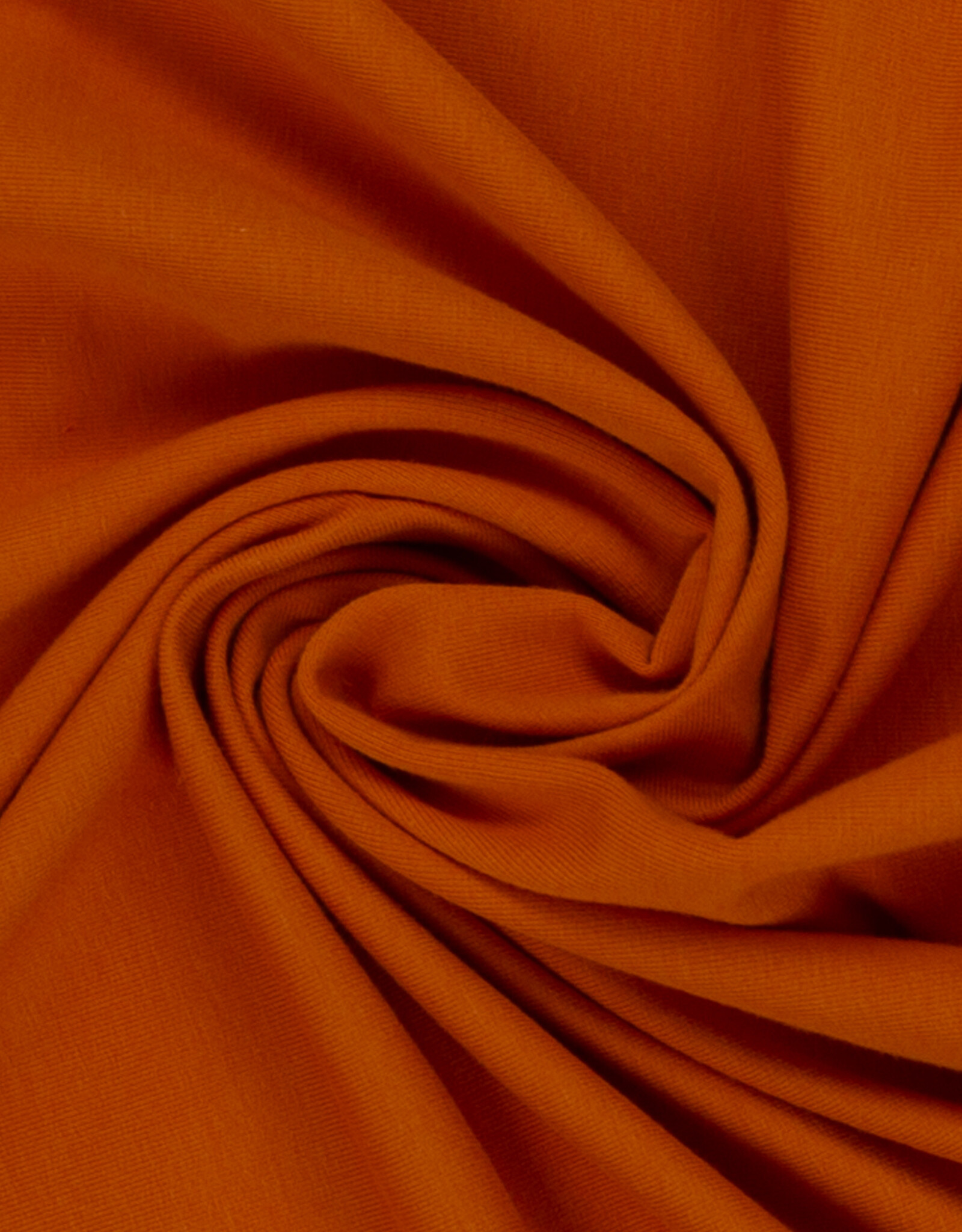 Jersey katoen  uni  fel oranje