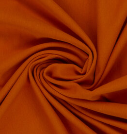 Jersey katoen  uni  fel oranje