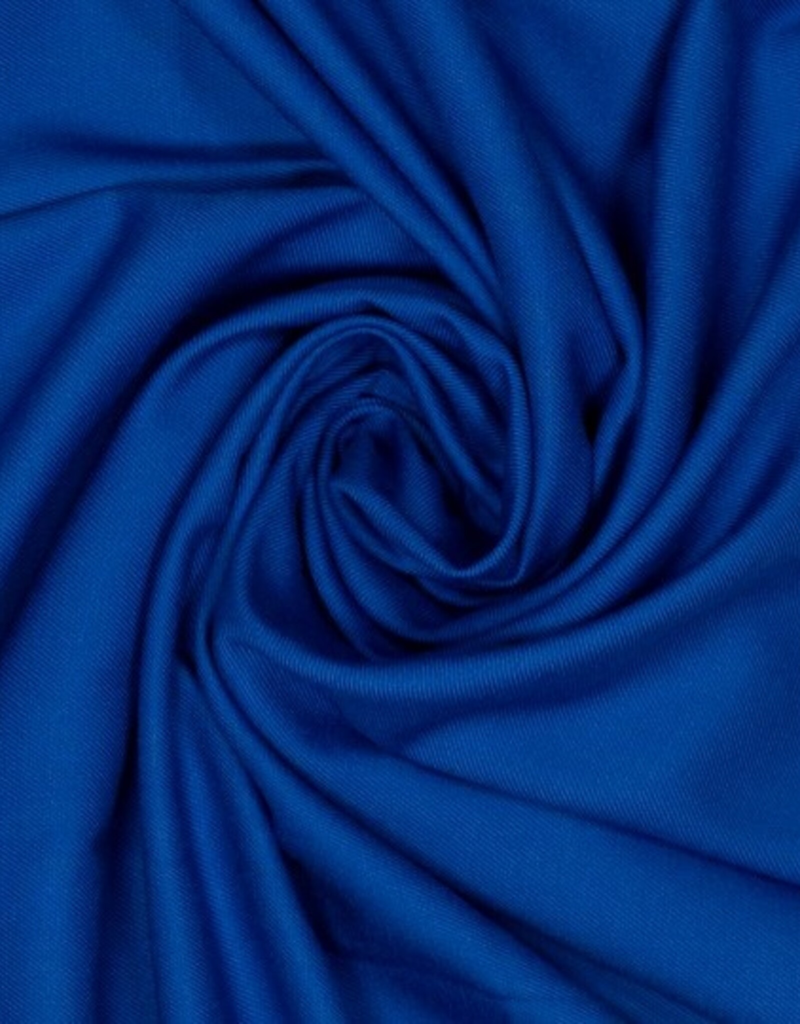 Bamboe organic fabric kobalt blauw