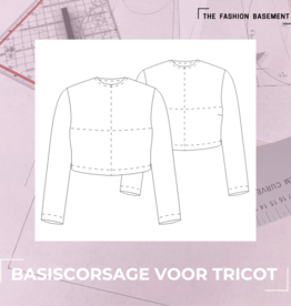 The Fashion Basement Basiscorsage  voor tricot 34-46
