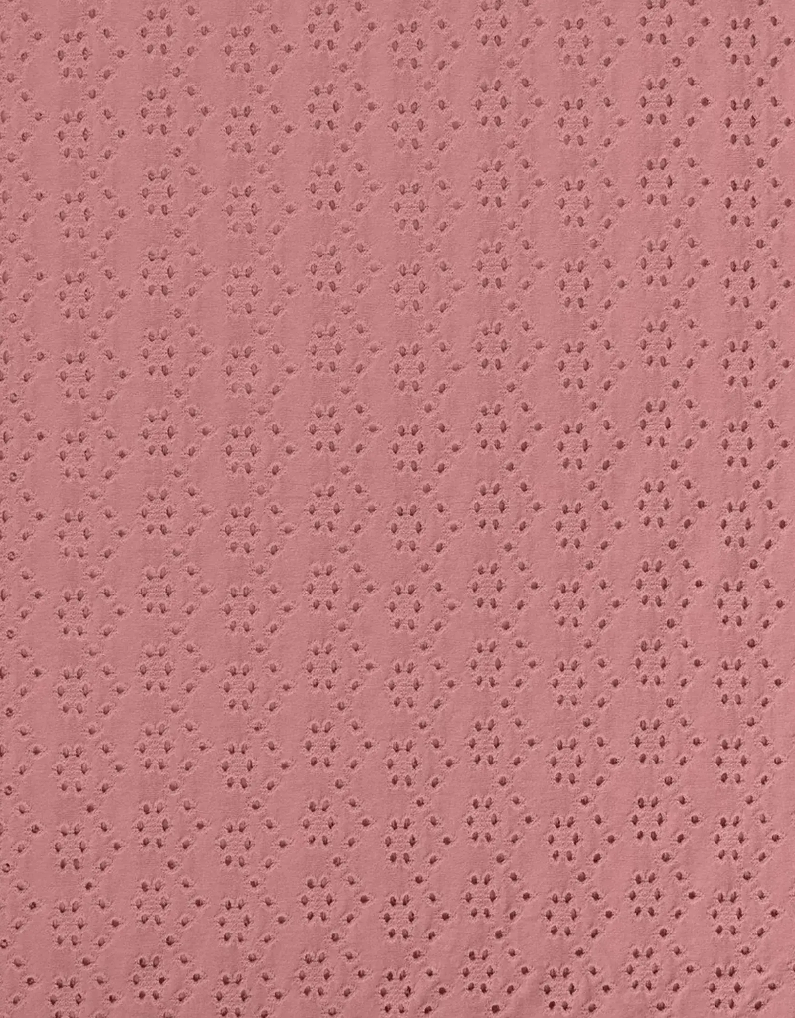 Jersey broderie oudroze