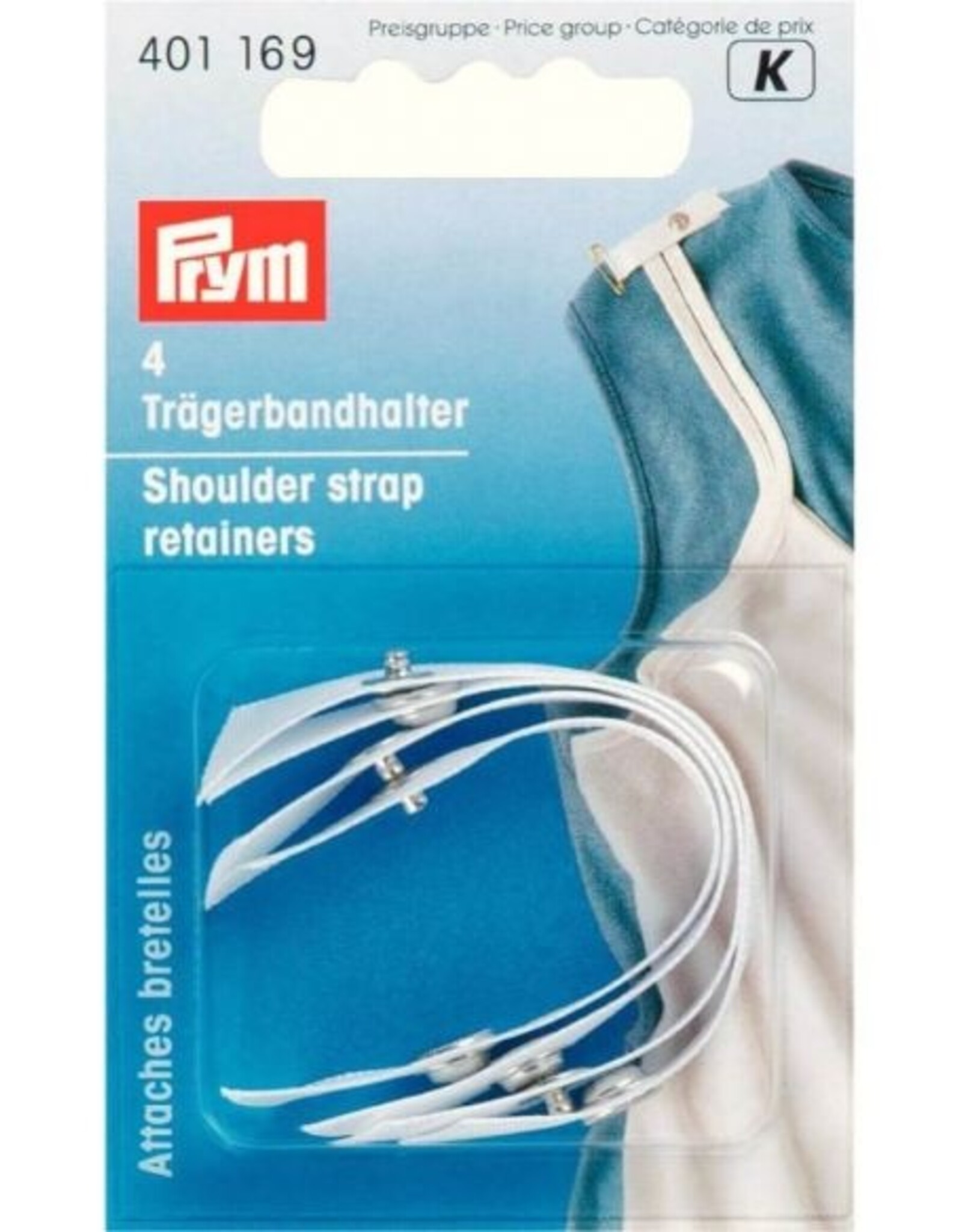 Prym - Schouderbandhouders wit - 401 169