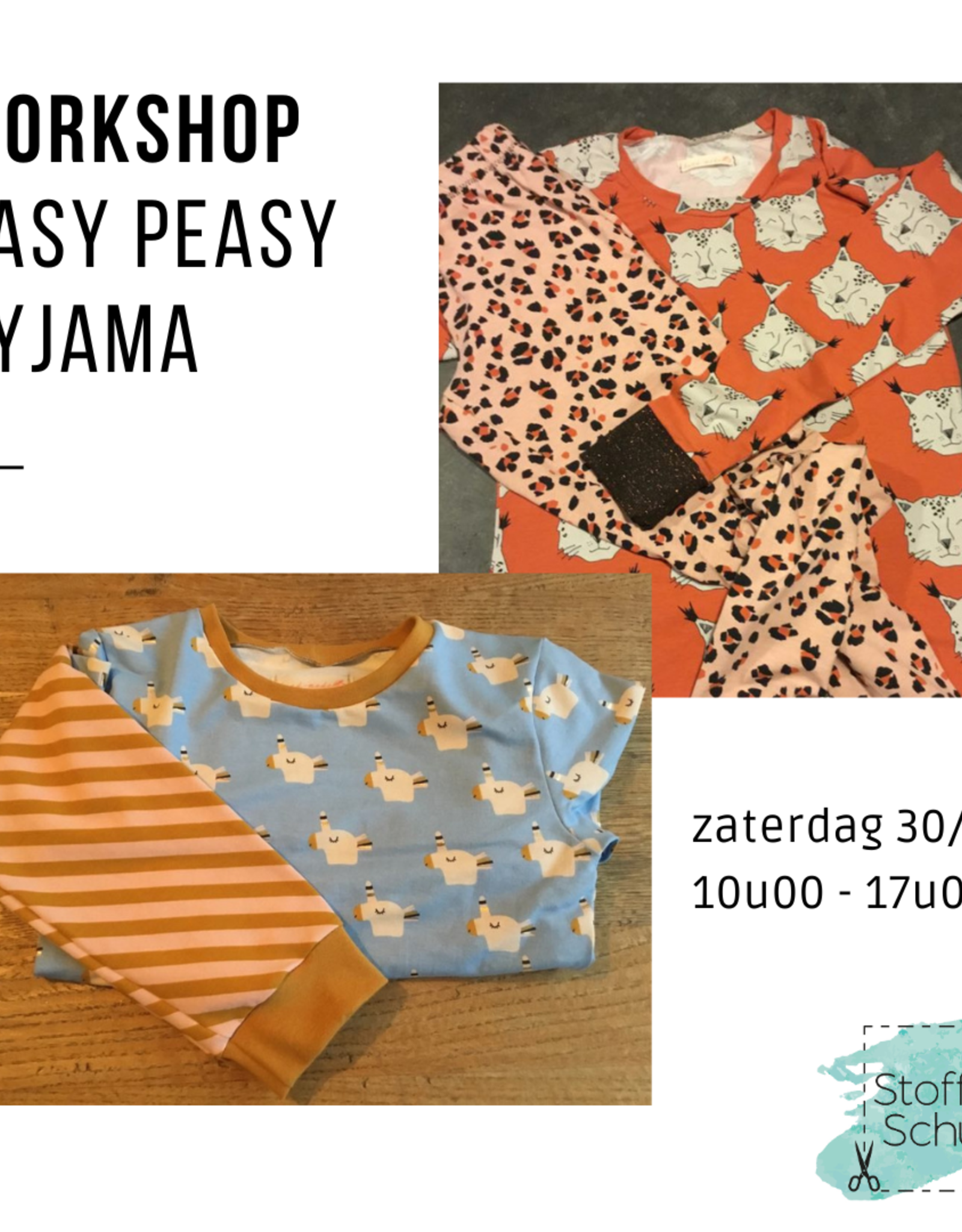 workshop Workshop easy-peasy pyjama 30/11