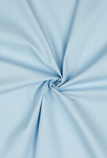 Uni katoen baby blauw Uni katoen baby blauw