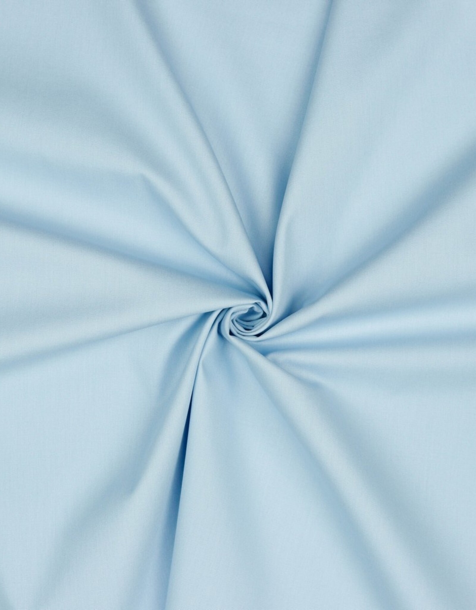 Uni katoen baby blauw