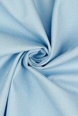 Uni katoen baby blauw Uni katoen baby blauw