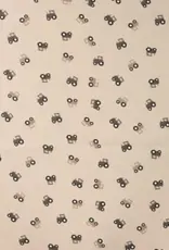 Katoen poplin  tractors beige Katoen poplin  tractors beige