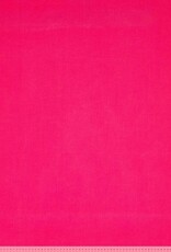 Katoen  poplin uni fuchsia stone washed Elvira / June