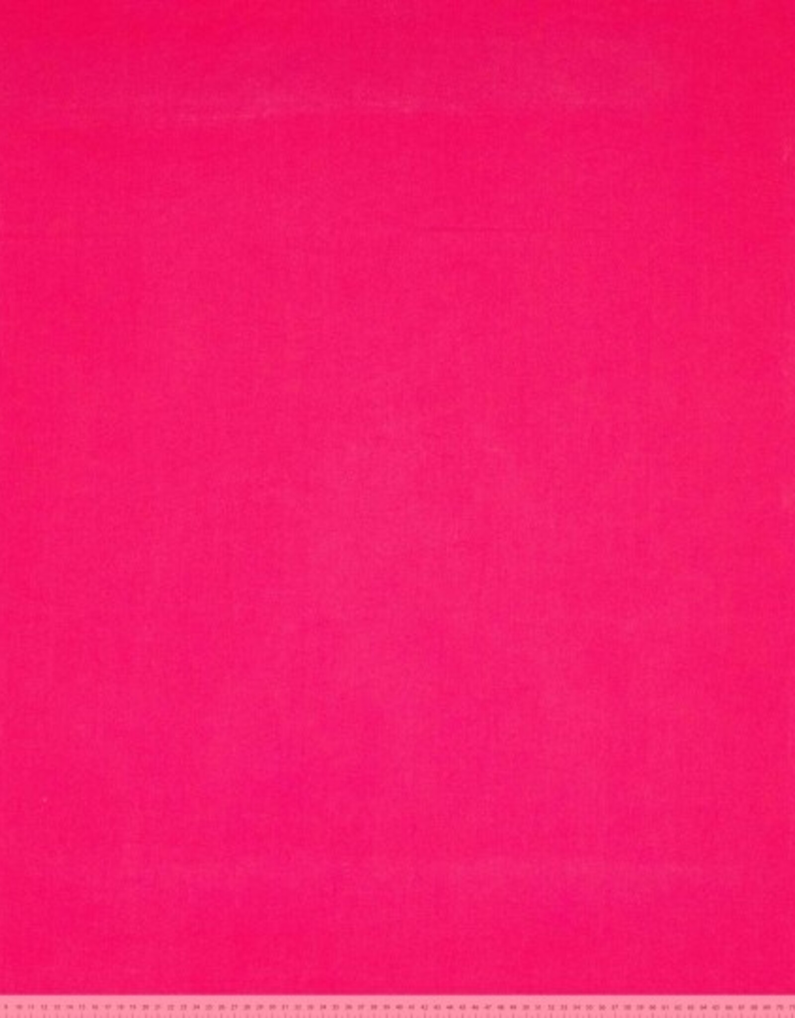 Katoen  poplin uni fuchsia stone washed Elvira / June