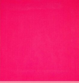Katoen  poplin uni fuchsia stone washed Elvira / June