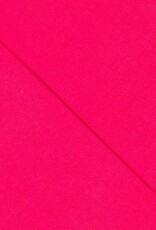 Katoen  poplin uni fuchsia stone washed Elvira / June