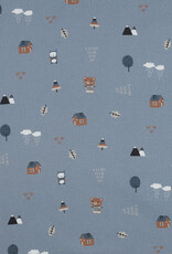 Fijne poplin beertjes jeans