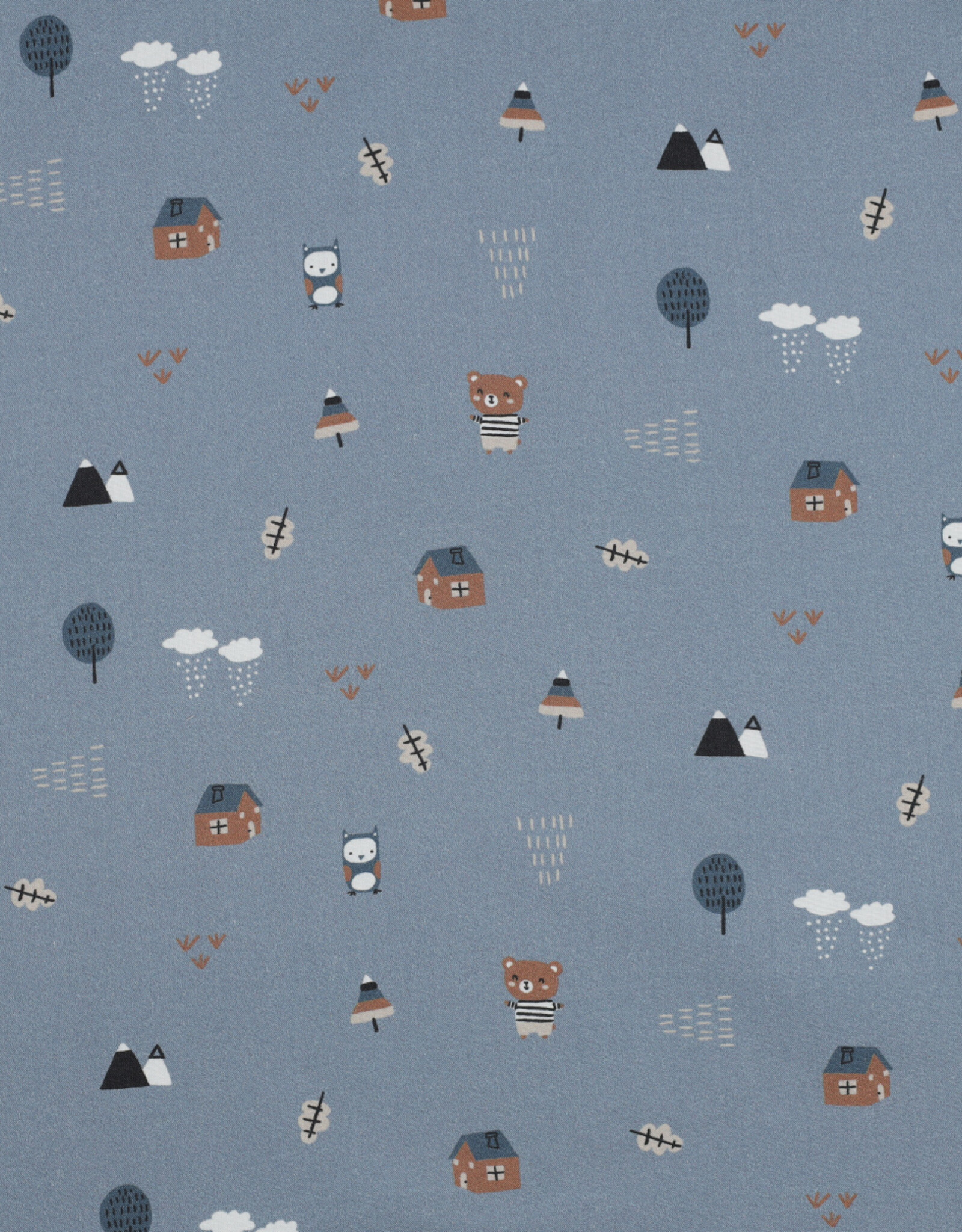 Fijne poplin beertjes jeans