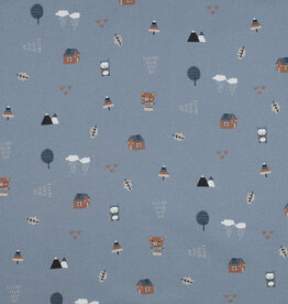 Fijne poplin beertjes jeans