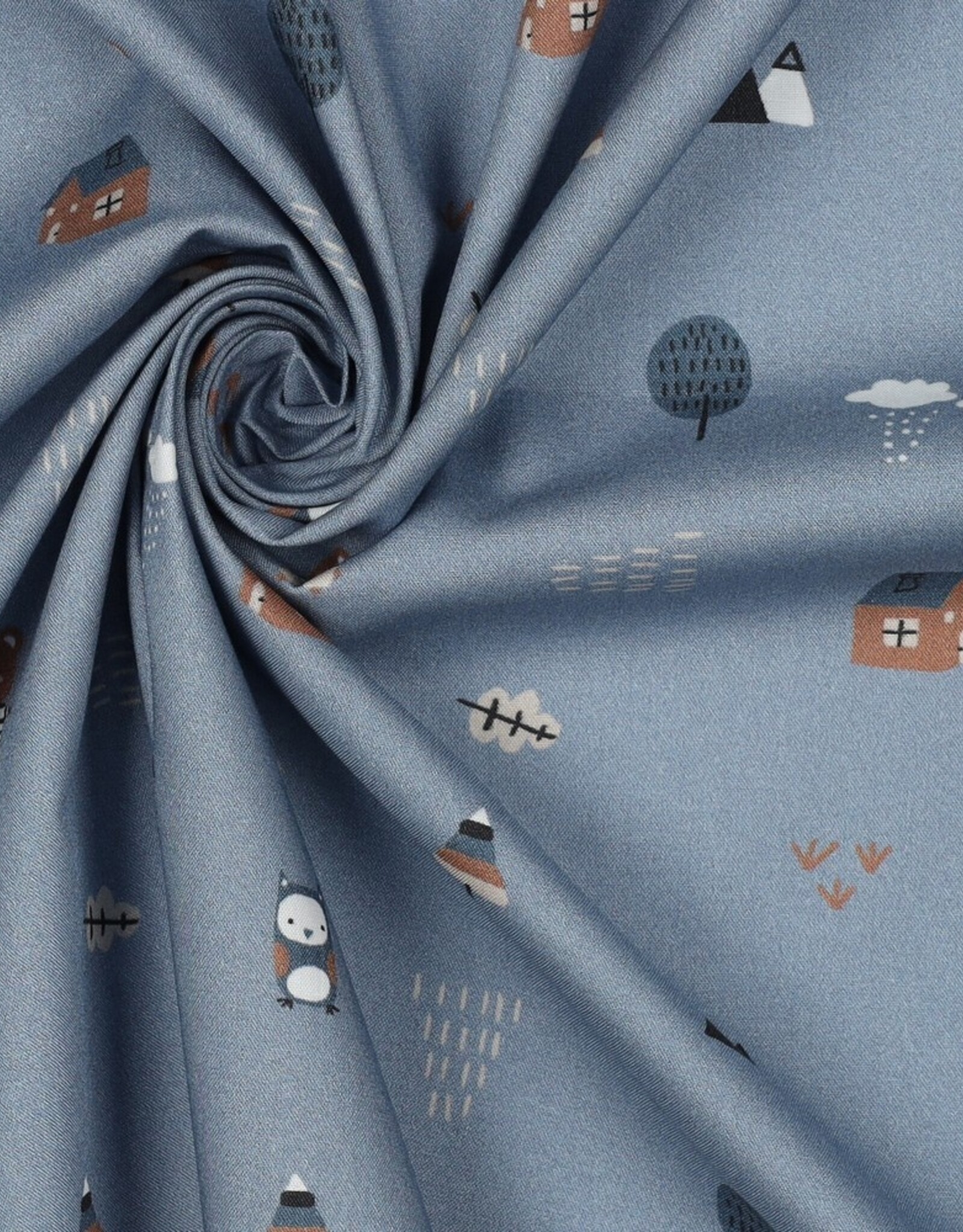 Fijne poplin beertjes jeans